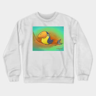 Baby Bird Smiling in the Jungle! Crewneck Sweatshirt